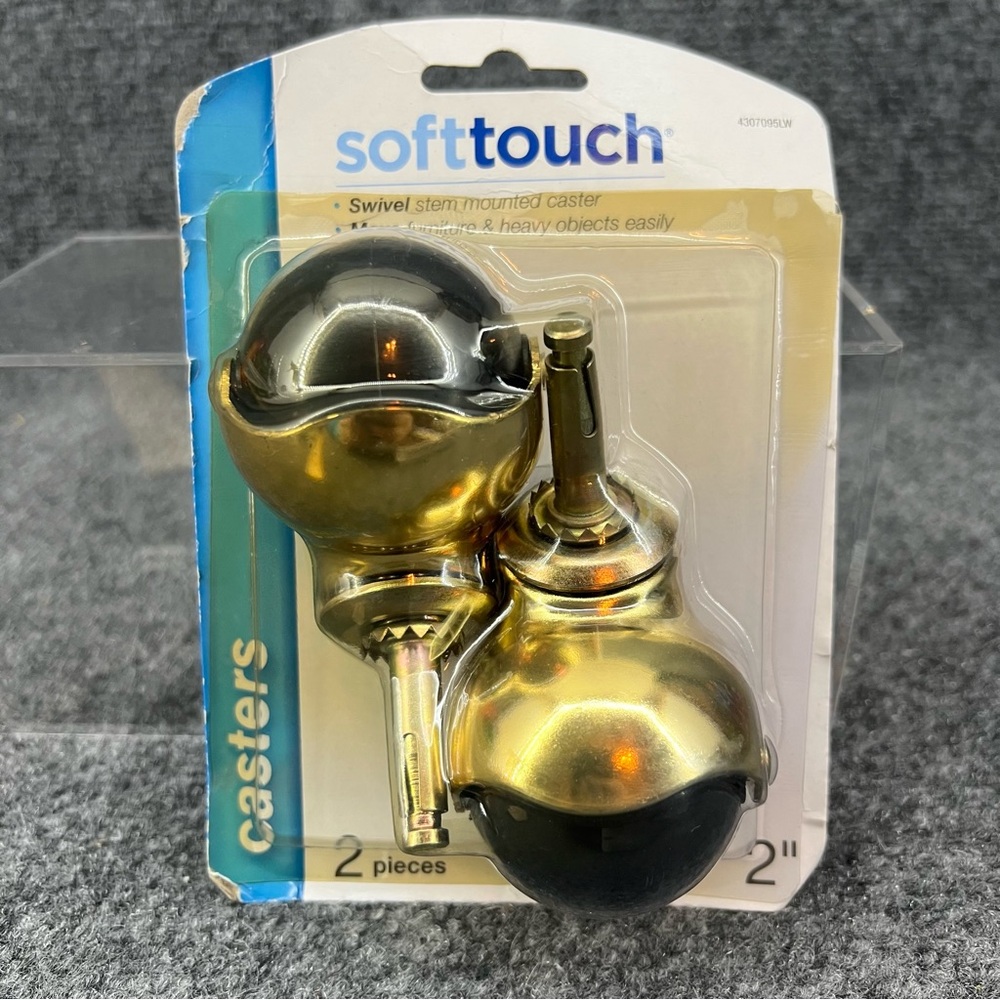 New Waxman 2" Brass Hooded Ball Casters Furniture 2018